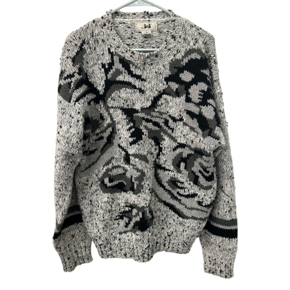 Vintage Jed wool blend pattern sweater size medium 90’s - Picture 1 of 3